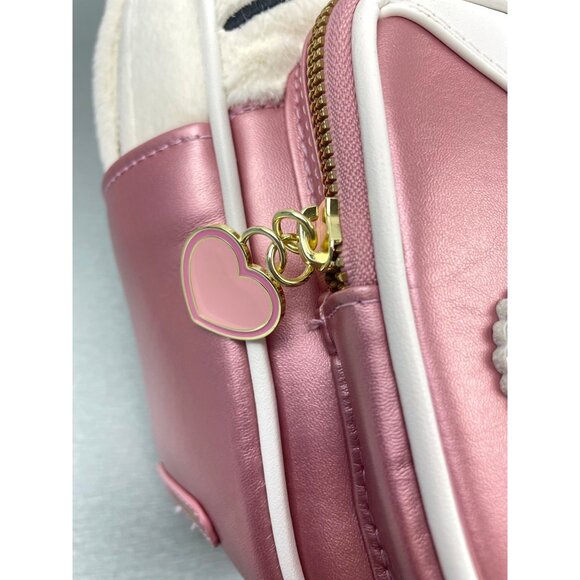 Her Universe Hello Kitty Rhinestone Fuzzy Mini Backpack - Picture 3 of 16